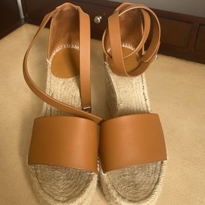 Hermes espadrille wedges in great condition